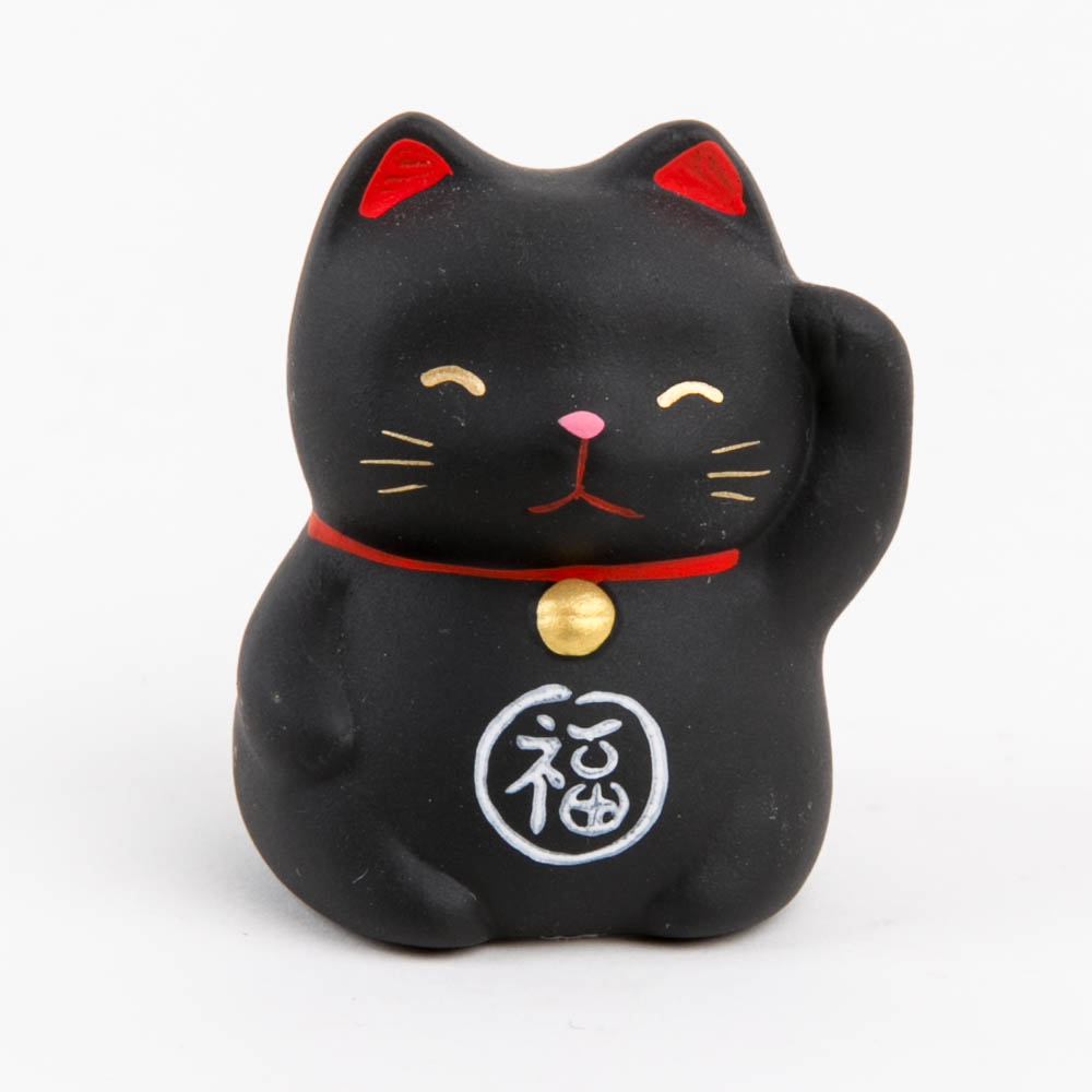 Lucky Cat Maneki Neko Mini Black