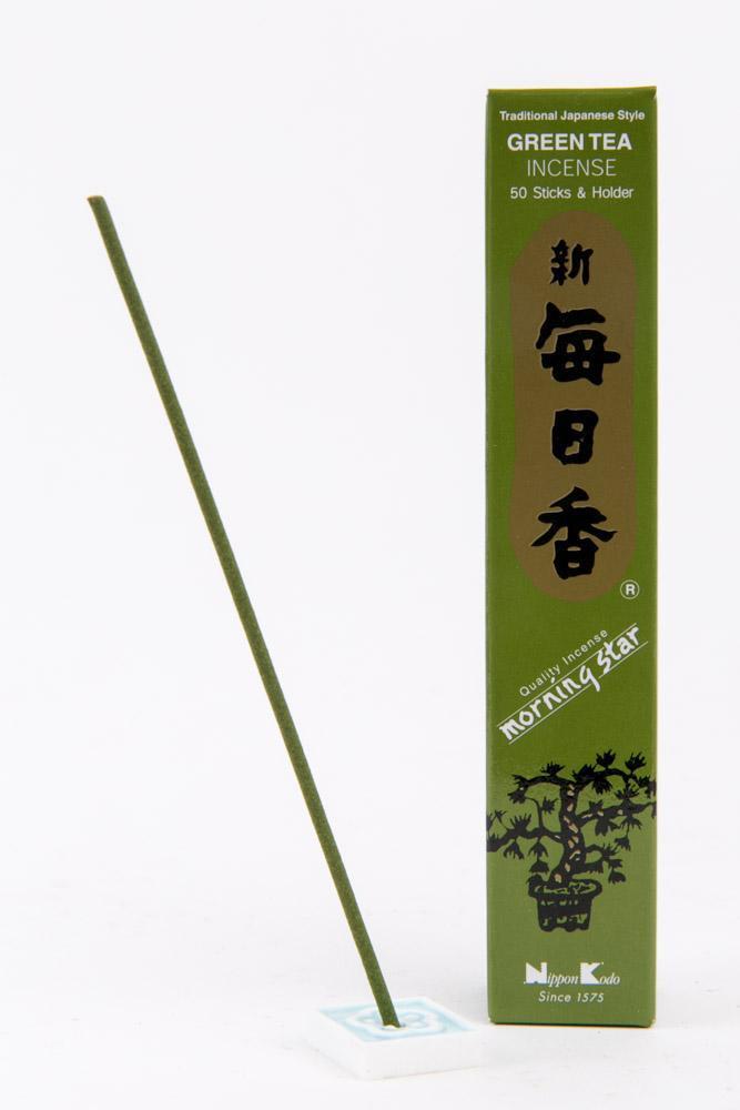 Morning Star Japanese Incense 50 Piece Green Tea