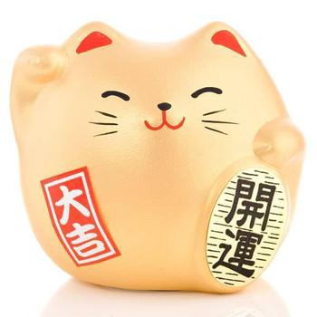 Lucky Cat Maneki Neko Small Gold - Better Fortune